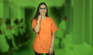 Chaqueta naranaja